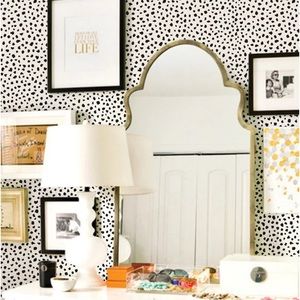 Opalhouse Speckled Dot Black White Peel & Stick Wallpaper